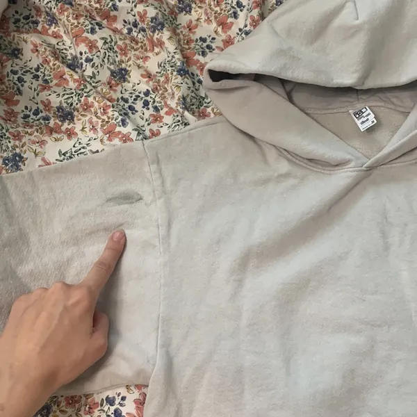 American Apparel Hoodie sweater long sleeve cotton warm top garment dye classic shirt - Image 3
