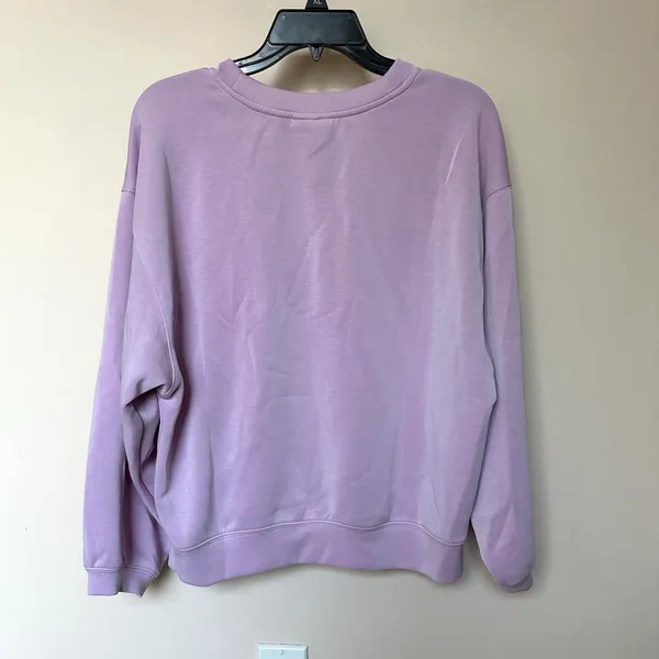The Greii Sweatshirt Women’s Med Purple Baggy Boxy Oversized Minimalist Pastel - Image 3
