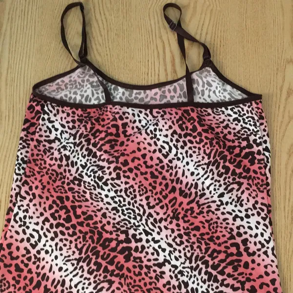 New Animal Print Chemise Pajama Gown Very Stretchy Soft and Comfy Size Small - Image 7