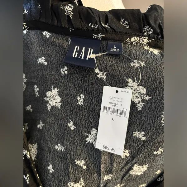 NWT Gap Floral Ruffle Dress - Image 8