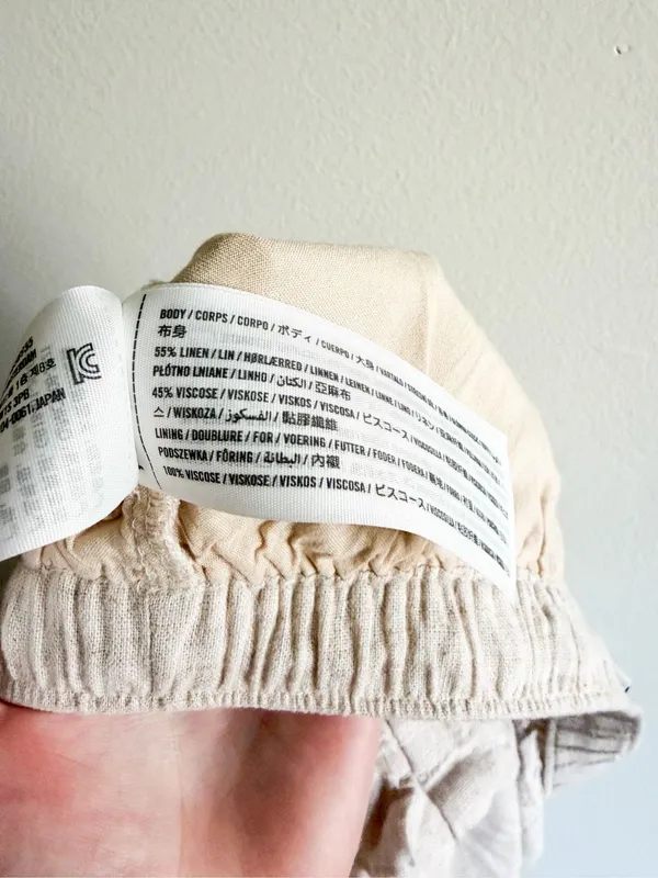 Abercrombie & Fitch Tie Waist Linen Mix Shorts Size S - Image 7