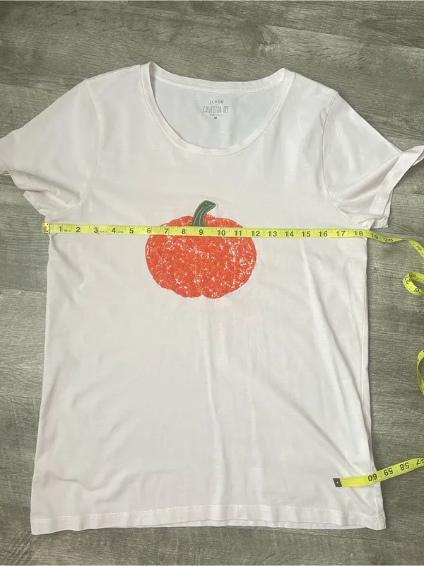 J.CREW Sequin pumpkin graphic tee - Image 3