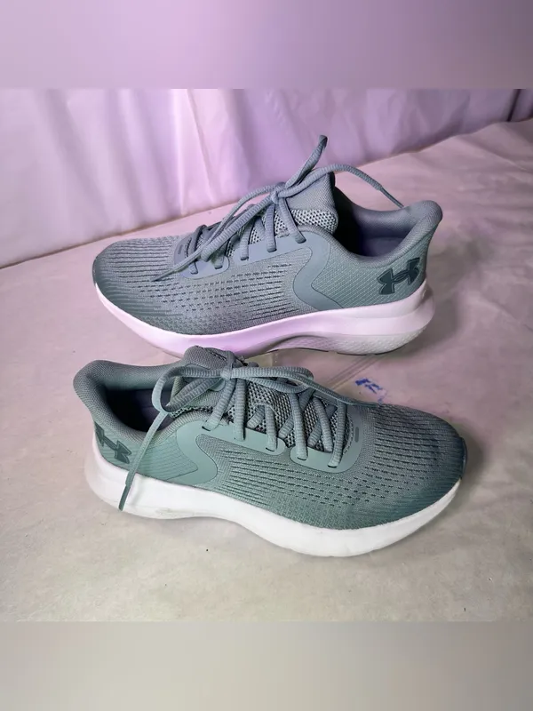 Under Armour Sage Green Lightweight Training Sneakers - Image 2