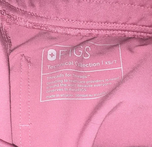 Chalk Pink FIGS scrubs - Image 5