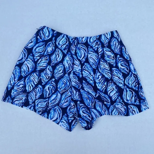 Lilly Pulitzer Navy Seashell Kailen Short Shorts With‎ Pockets - Image 3