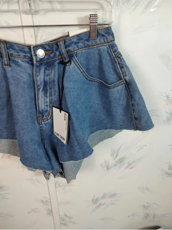 Almost Famous Flare Jean Shorts NWT - Image 3