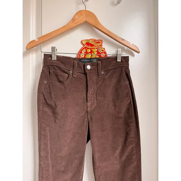 Veronica Beard Carly Corduroy Kick-Flare Jeans 25" 90s CBK Chic Bella‎ Hadid - Image 6