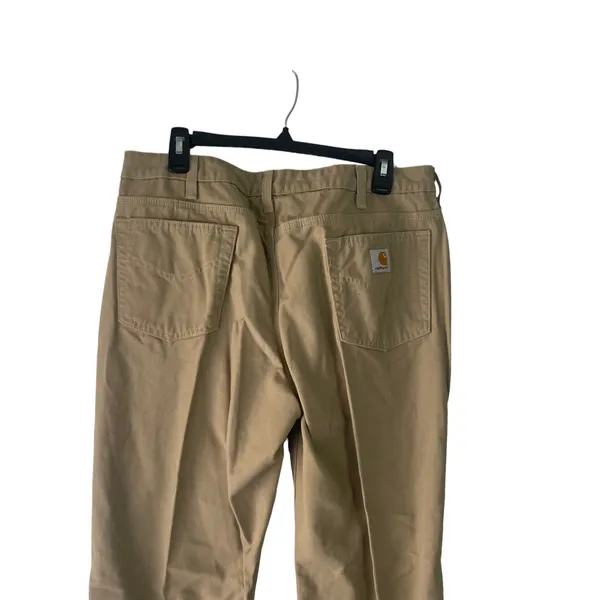 Carhartt Women's Size 14‎ X 30 Khaki Workwear Straight Leg Pants - Image 5