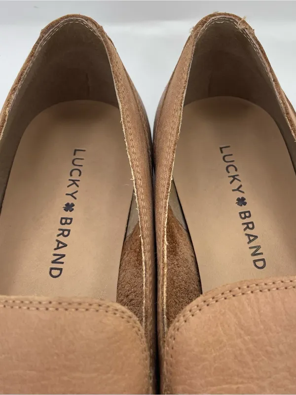 Lucky Brand Canyen slip on tan flat loafers women’s Size 7 1/2M - Image 6