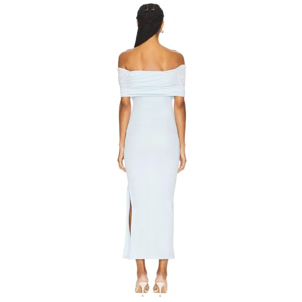 SNDYS Madrid Maxi Dress in Blue Medium New Womens Long Gown - Image 2