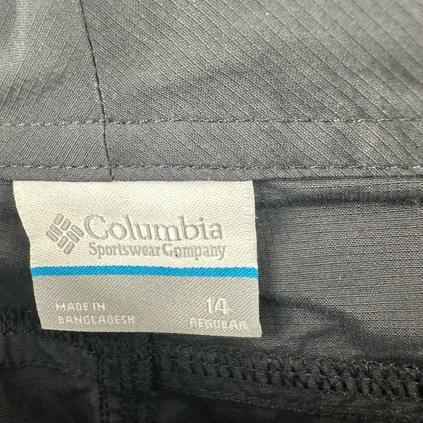 Columbia Size 14 Pants Black‎ Cargo Adjustable Length Omni Shade Outdoors Hiking - Image 8
