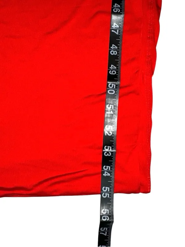 Oh Polly Adoria Single Sleeve Red Cutout Midi Maxi Dress US 6 - Image 9
