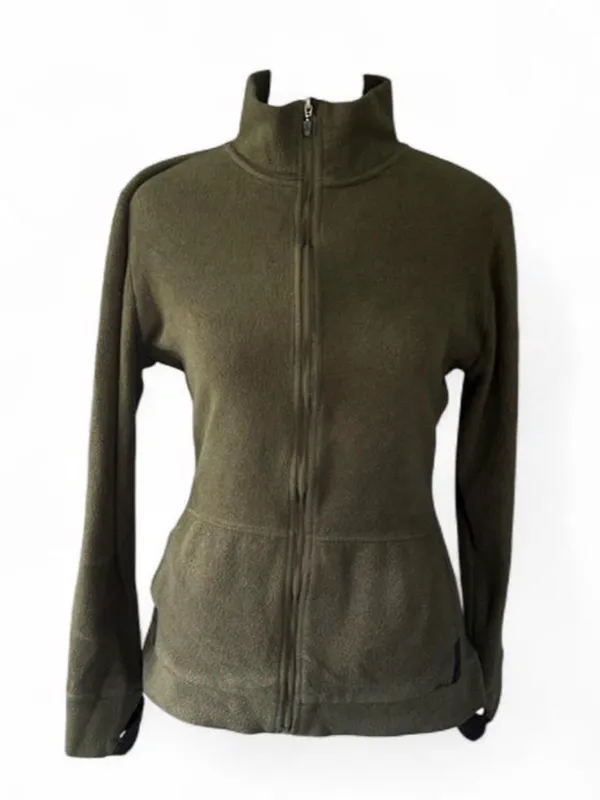 Cuddl Dubs olive green fleece jacket - Image 5
