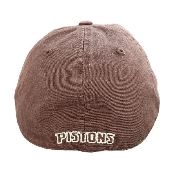 47 Brand Detroit Pistons Hat Fitted Cap NBA Basketball Y2K Vintage Brown Unisex OS - Image 3