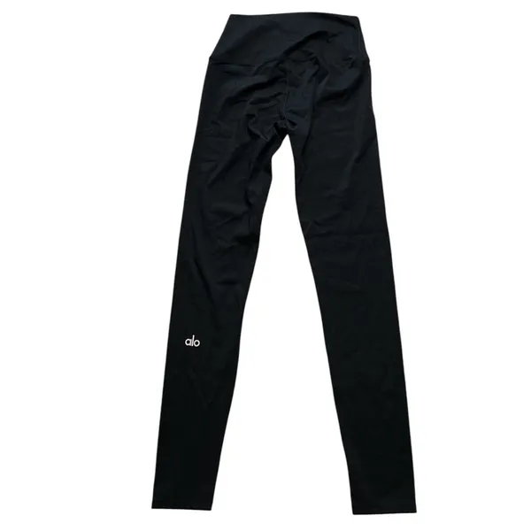 Alo Yoga Ebb to Train Black High Waisted Leggings Womens Size 4 Activewear - Image 3