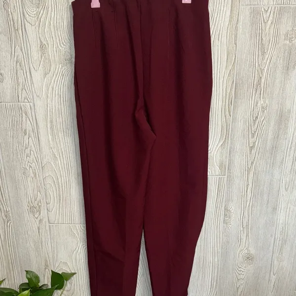 Express Women's Burgundy Pants - Image 2