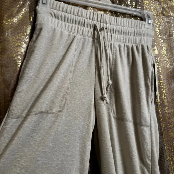 The Sweatshirt Project Ivory Cream Soft Lounge Sleep Pajama Pants Small NWT - Image 4