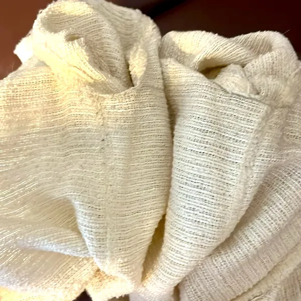 Zara Cream Tweed Long Cardigan Small - Image 10