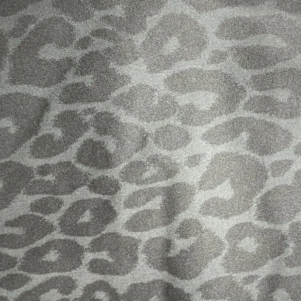 Worth New York 6 Pants Grey Leopard Print Stretch Straight Leg Tonal Casual Chic - Image 5