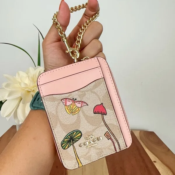 NWT Coach X Observed By Us Zip‎ Card Case In Signature Canvas - Image 2