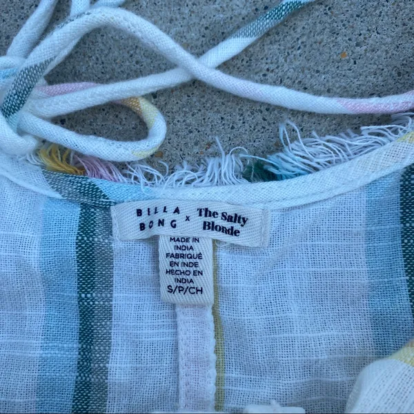 Billabong x The Salty Blonde Sunny Stripes Slip Dress size S Small - Image 10
