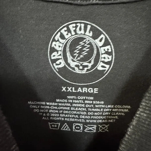 Grateful Dead Big Bertha Halloween 1970 Rock Show Tee XXL - Image 4