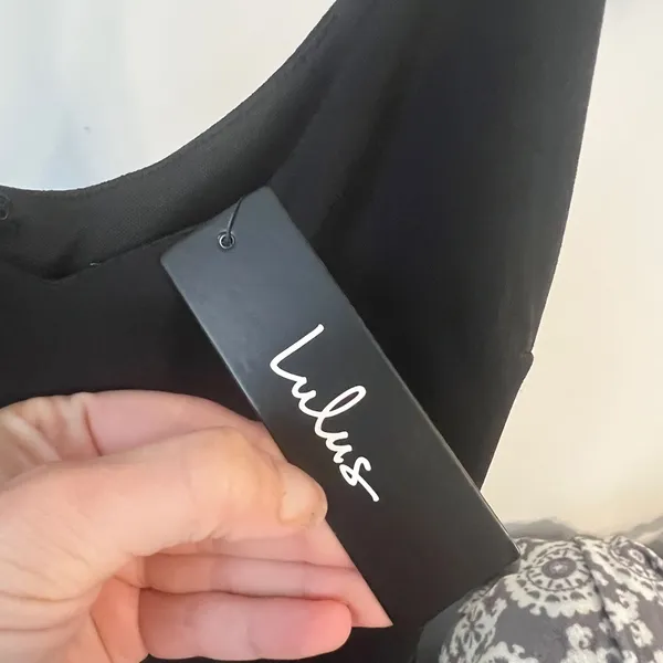 NWT Lulus Black Chic Dress - Image 2