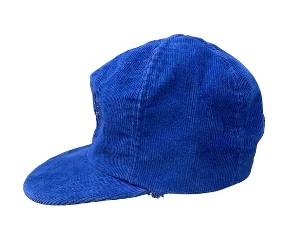 Vintage Blue Corduroy Trucker NRA Hat - Image 6