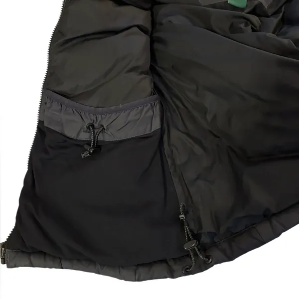 LL Bean Vintage Goose Down Puffer Vest Womens Size Small Petite Black Zip Up - Image 4