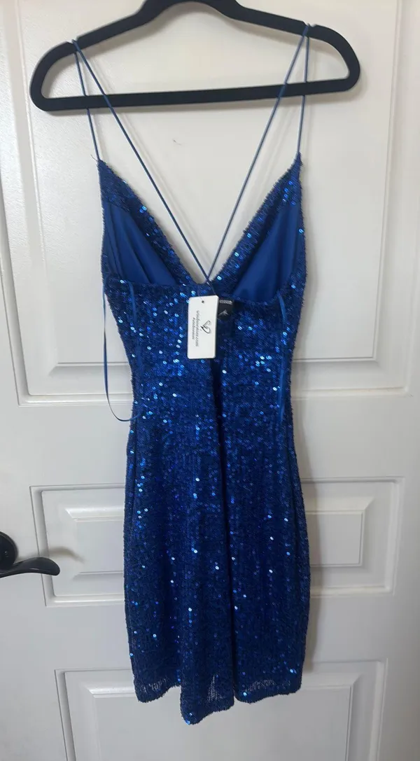 Windsor Blue Homecoming Dress - Image 2