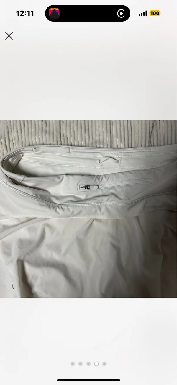 White Lululemon Tennis Skirt Pleated - Image 4