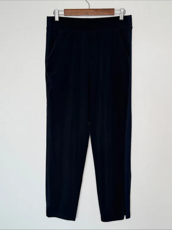 Athleta Brooklyn Ankle Pant Navy Blue Size 6 Mid Rise 28" Inseam Travel - Image 2