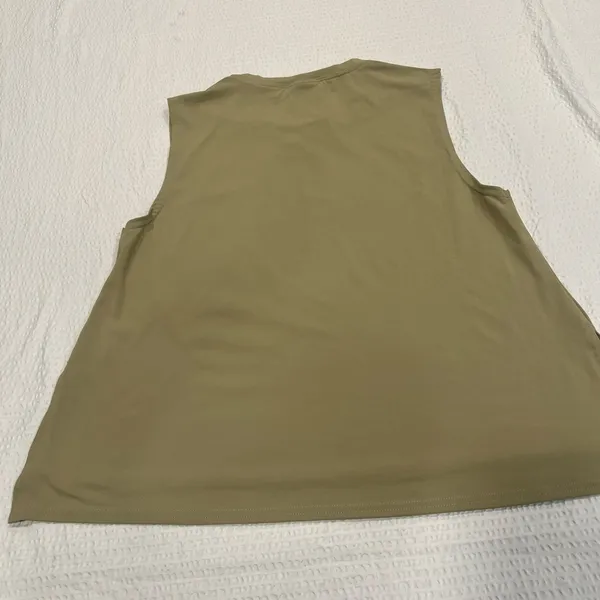 Gymshark tan/beige tank top women small - Image 5