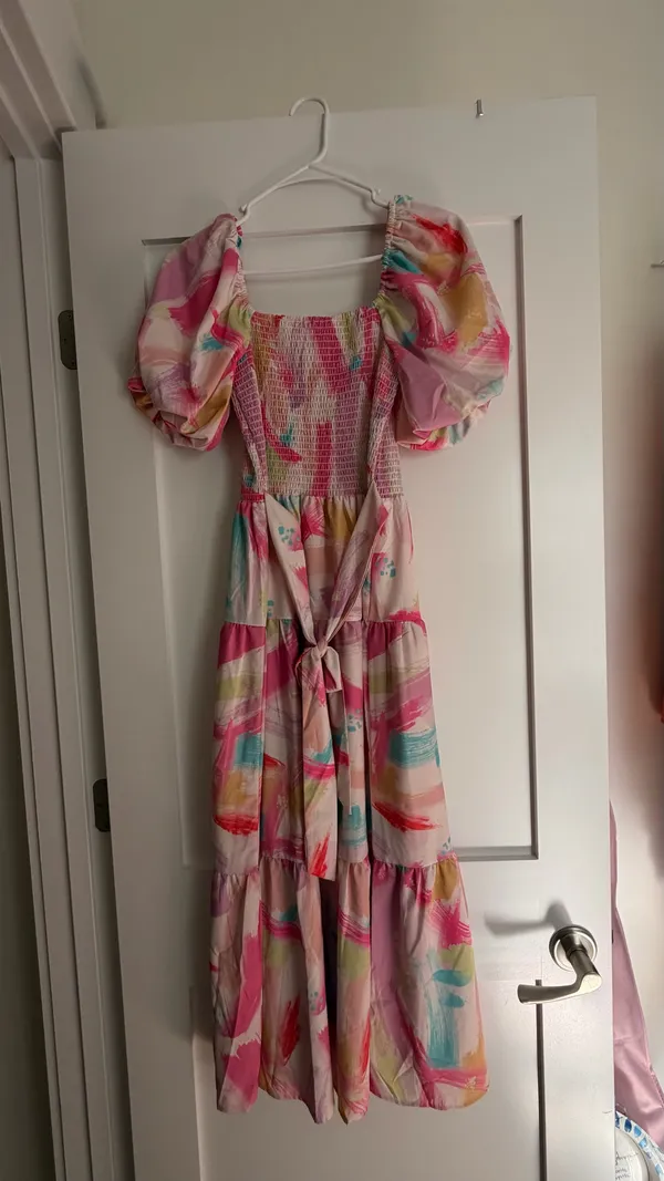 Maxi Dress Pink Size M - Image 4