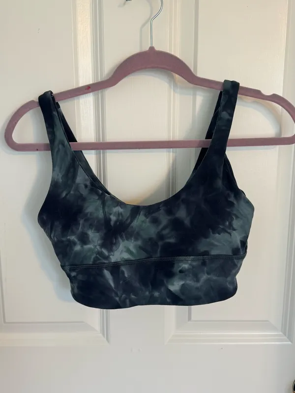 lululemon align reversible bra diamond dye teal graphite - Image 3