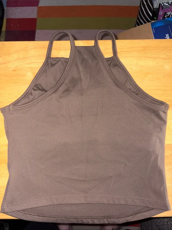 🎉4 for $20 CALIA Women's Low Support Energize Cropped Square Neck Tank, XS - Image 2