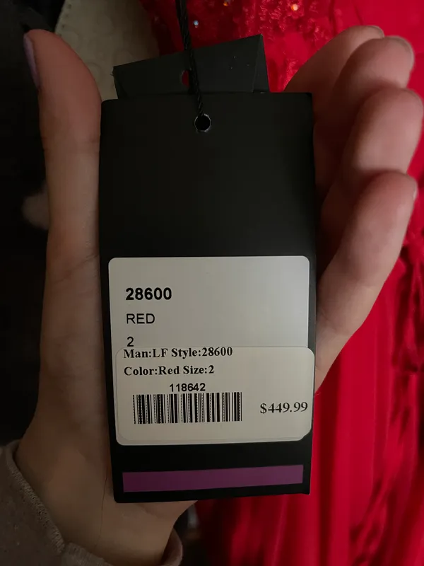Red Prom Dress - Image 8