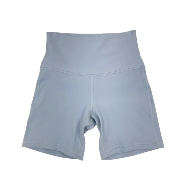 LULULEMON Align High-Rise Short 6" Women Sz 4 Blue Athletic Yoga Outdoor Comfort - Image 6