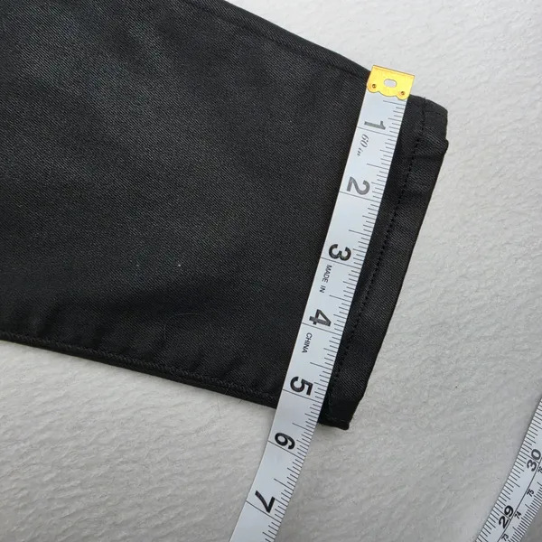Abercrombie & Fitch Super Skinny Ankle High Rise Coated Black Jeans Size 30 / 10 - Image 9