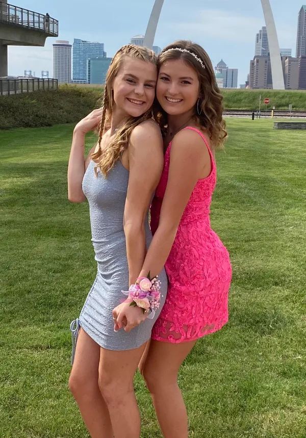 Primavera Couture Homecoming Dress Pink - Image 6