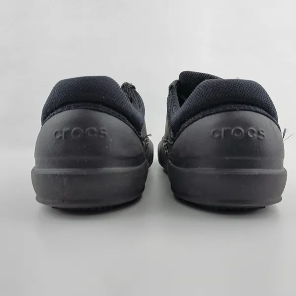 Crocs Velocity‎ Slip Resistant Shoe Womens 8 Mens 6 Black - Image 5