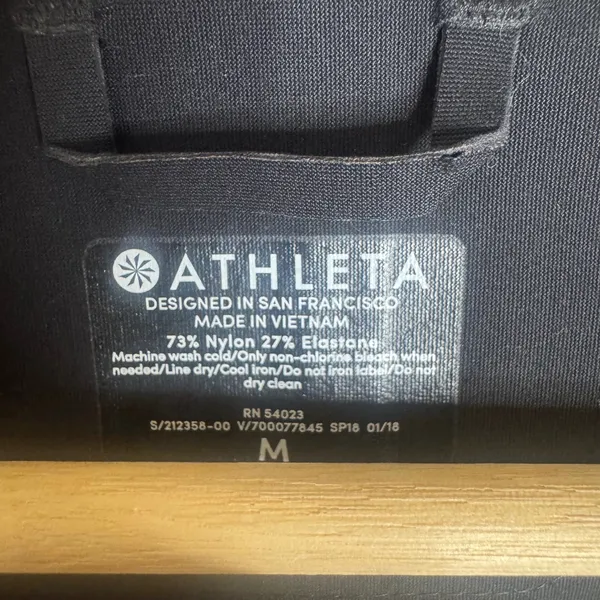 Athleta Women's Moto Jacket Asymmetric Zip Lightweight Black Size M - Image 4