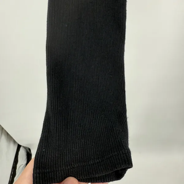 Abercrombie & Fitch Black Long Sleeve Mock Neck Tee - Image 4