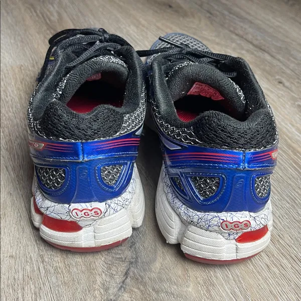 ASICS Blue and Black Athletic Sneakers - Image 5