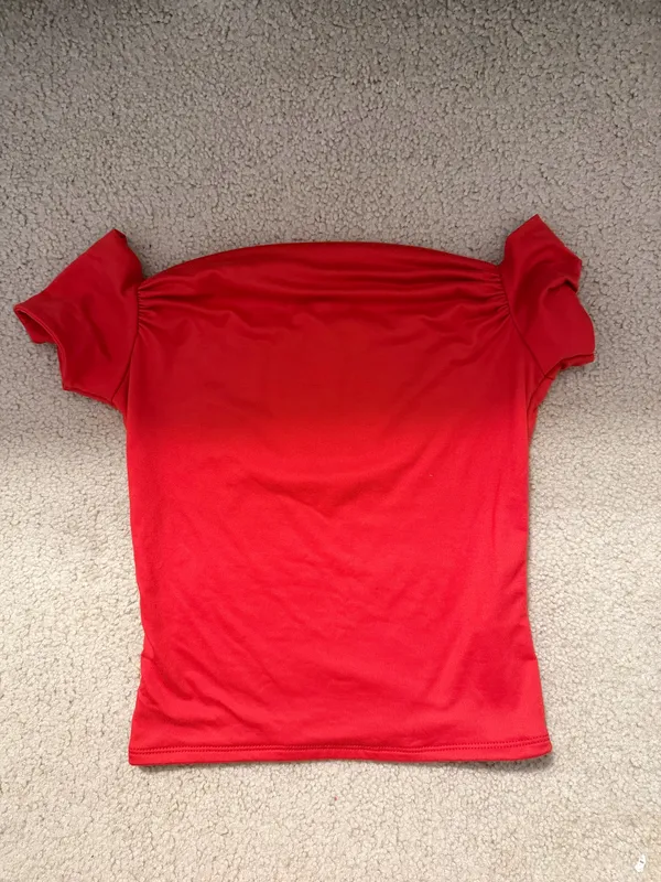 Windsor off the shoulder red top  - Image 2