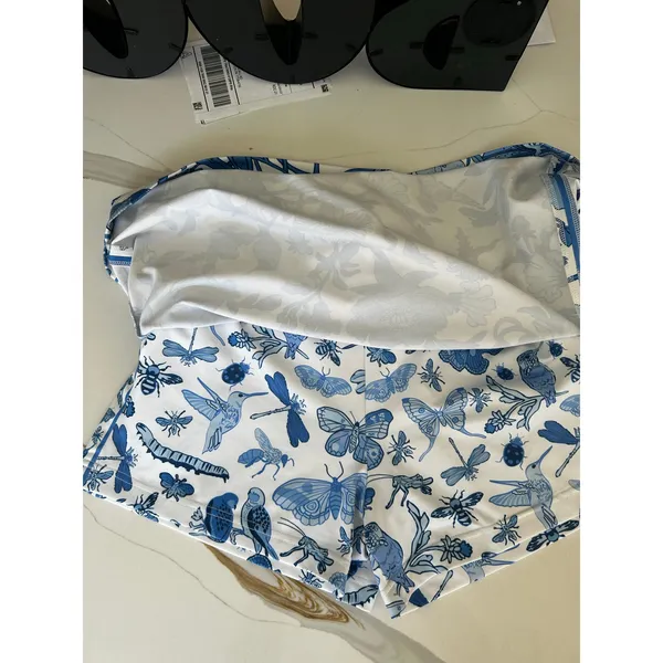 EUC Gretchen Scott Tennis Golf Pickleball Skort Smell The Roses Small - Image 3