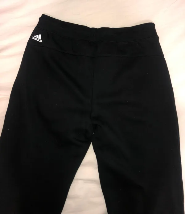 Adidas Black  Baggy Sweatpants - Image 2