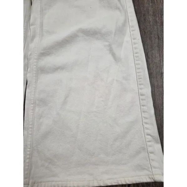 BDG Urban Outfitters A-Wide Cream Ivory Wide Leg Jeans Size 28 - Image 2