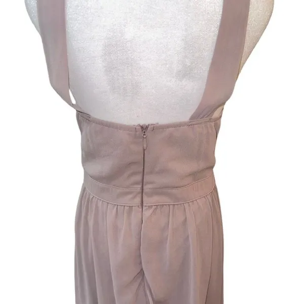 Lulus Air of Romance Taupe Maxi‎ Dress Style# D15376 Size Medium Wedding Prom - Image 5