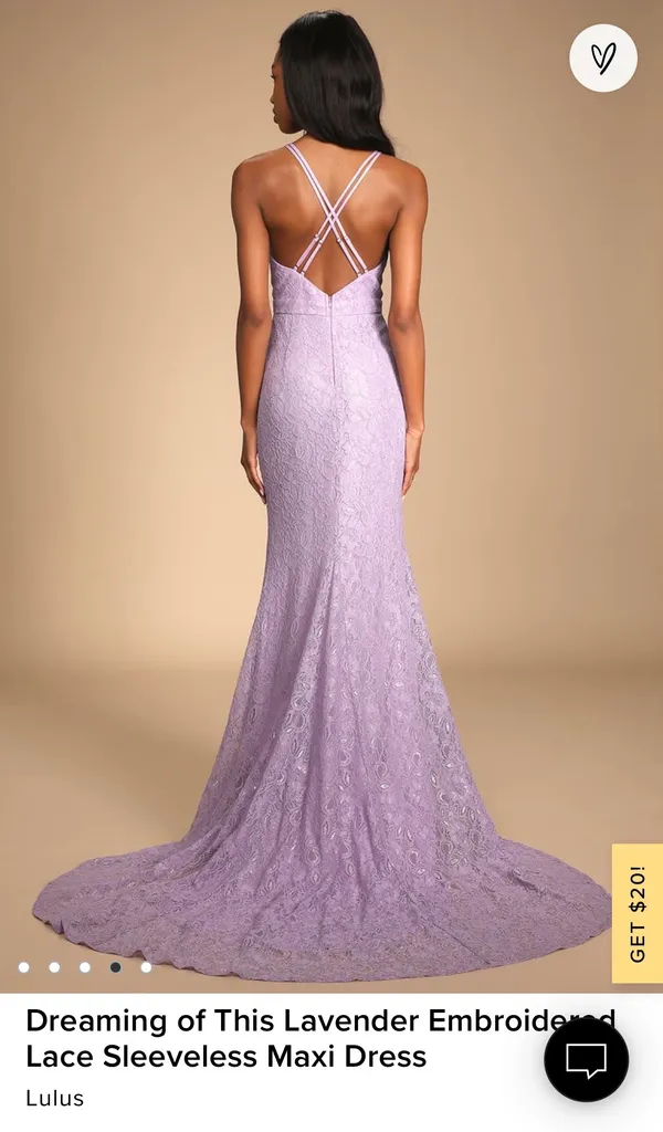Lulus Lavender Lace Maxi Dress - Image 2